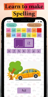 CVC 3 Letter Words and Phonics android App screenshot 3